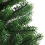 Árbol de Navidad artificial con luces y bolas verde 65 cm