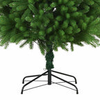 Árbol de Navidad artificial con luces y bolas verde 240 cm