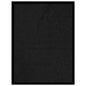 Felpudo a rayas negro y gris 115x200 cm
