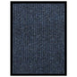 Felpudo a rayas negro y gris 115x200 cm