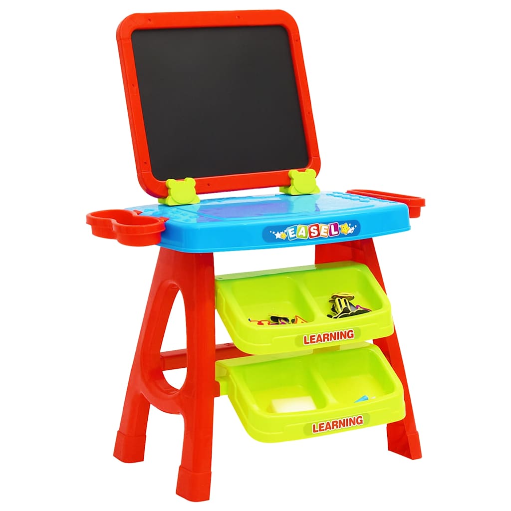 Caballete y mesa de aprendizaje para niños 3-1 set de juego