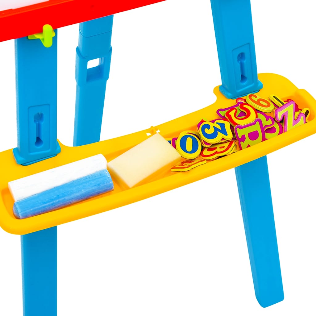 Caballete para niños 2-1 con pizarra y tablero