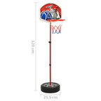 Juego de baloncesto infantil ajustable 120 cm