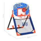 Set baloncesto infantil multifuncional suelo y pared