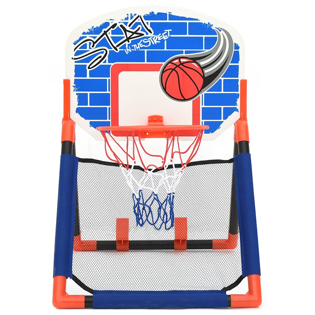 Set baloncesto infantil multifuncional suelo y pared