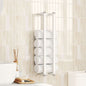 White steel towel rail 12.5x12.5x60 cm