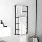 White steel towel rail 12.5x12.5x60 cm