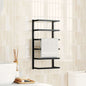 White steel towel rail 12.5x12.5x60 cm