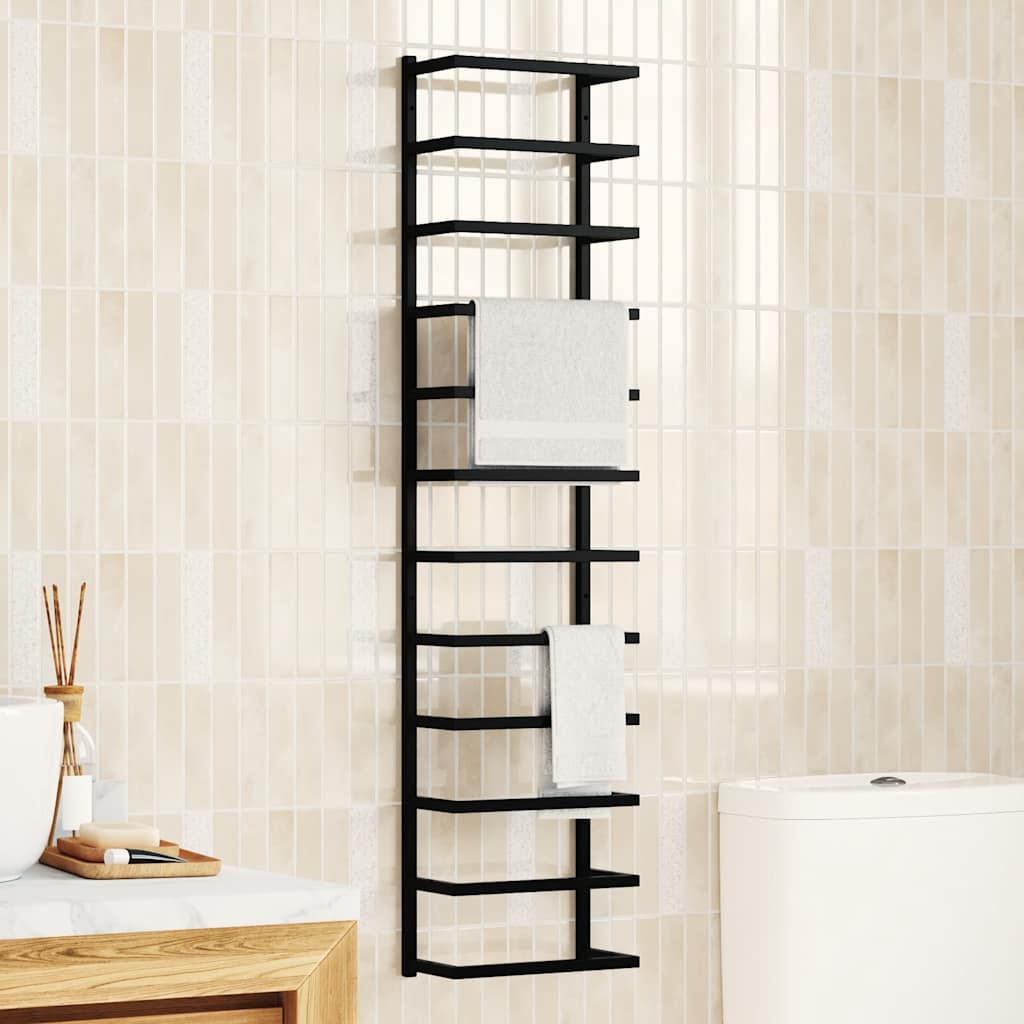 White steel towel rail 12.5x12.5x60 cm