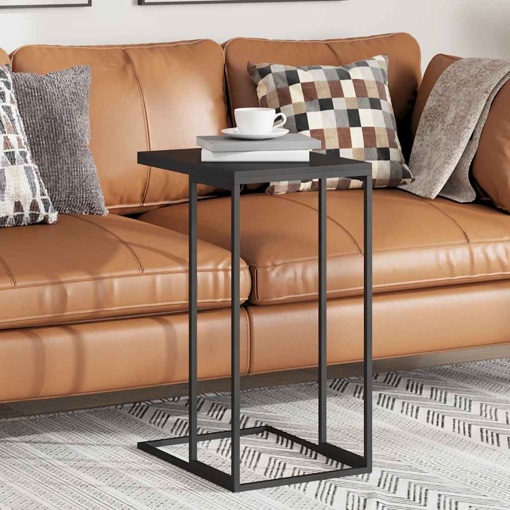 White plywood side table 40x30x59 cm