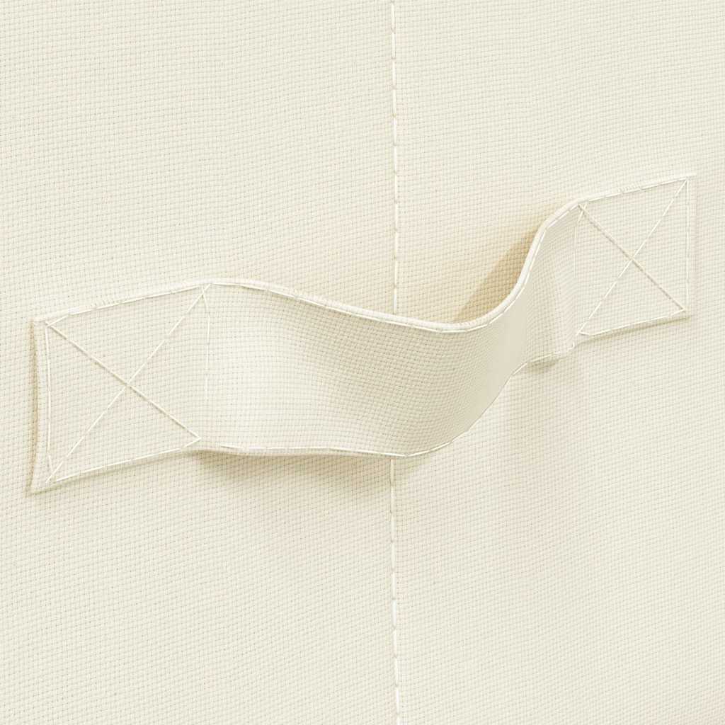 Caixa de arrumação em tecido cor creme 50x30x25 cm