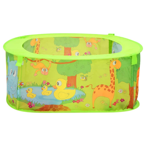 Piscina de bolas con 50 bolas para niños 75x75x32 cm
