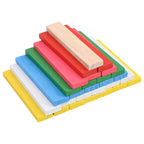 Juego de bloques de construcción madera pino macizo 150 piezas