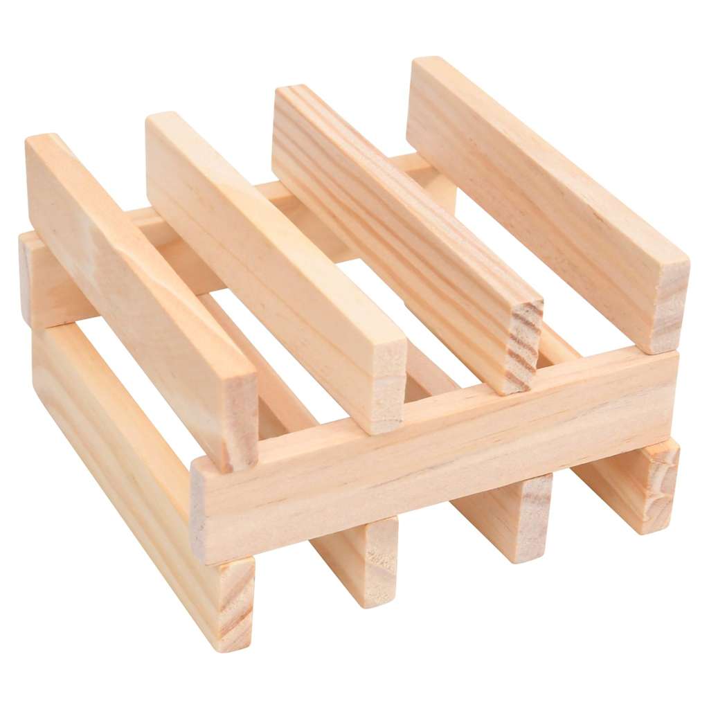 Juego de bloques de construcción madera pino macizo 150 piezas