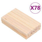 Juego de bloques de construcción madera pino macizo 150 piezas
