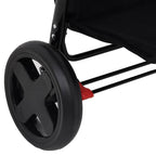 Carrito de bebés 2 en 1 de acero gris claro