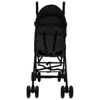 Silla de paseo de bebé acero antracita y negro