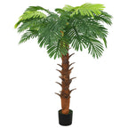 Artificial Cycas Palm Tree with Pot 160 cm Green