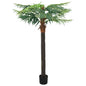 Árbol bananero artificial con macetero 180 cm verde