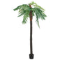 Árbol bananero artificial con macetero 180 cm verde