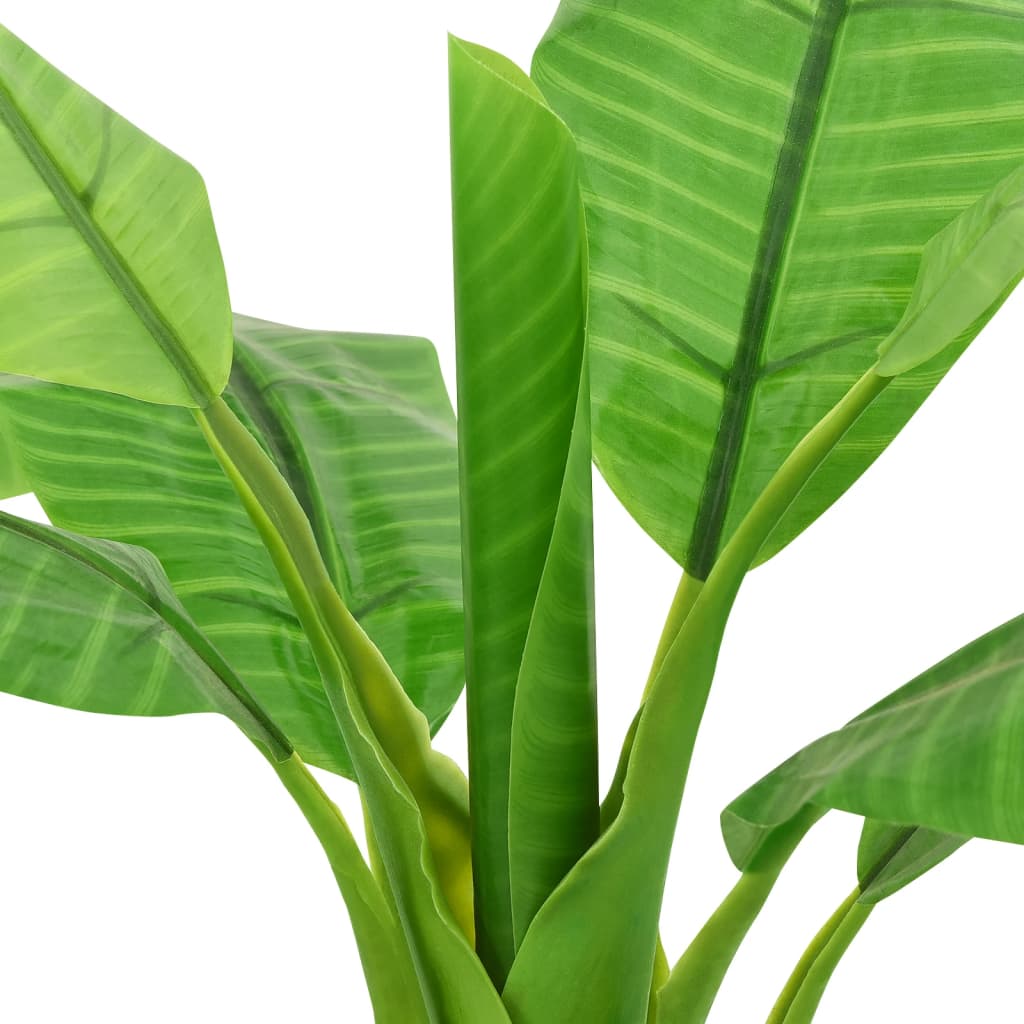 Artificial banana tree with planter 180 cm green