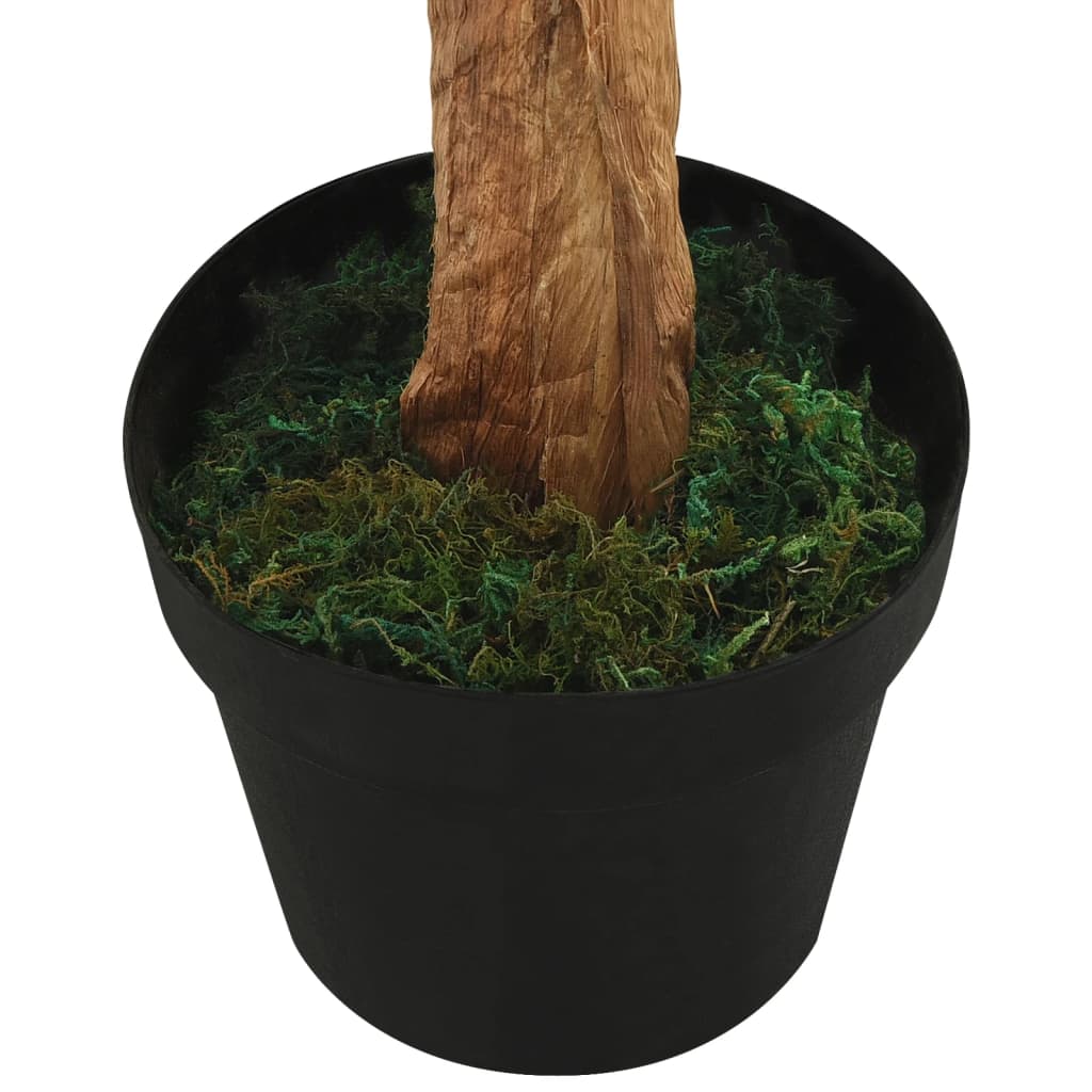 Artificial banana tree with planter 180 cm green