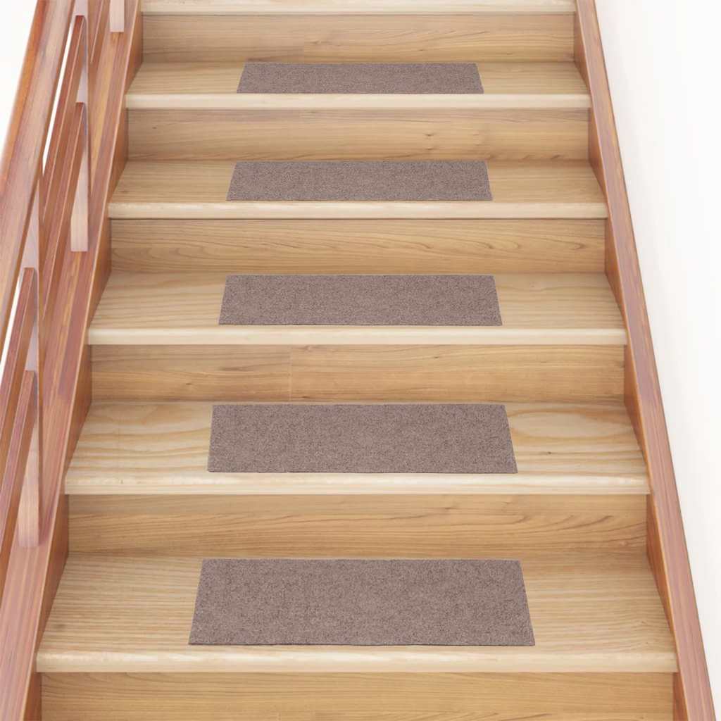 Alfombrillas para escaleras 10 unidades 56x17x3 cm Azul Semicircular