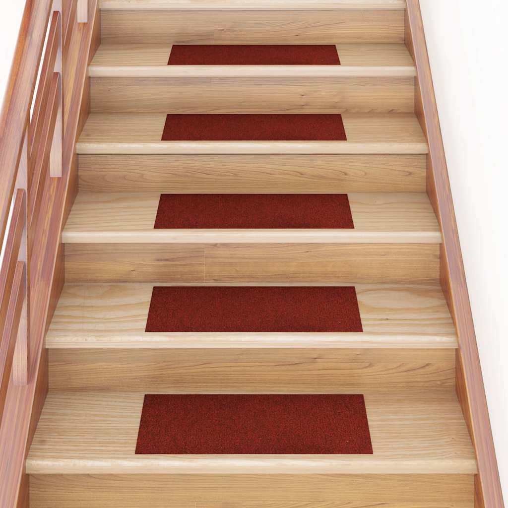 Alfombrillas para escaleras 10 unidades 56x17x3 cm Azul Semicircular