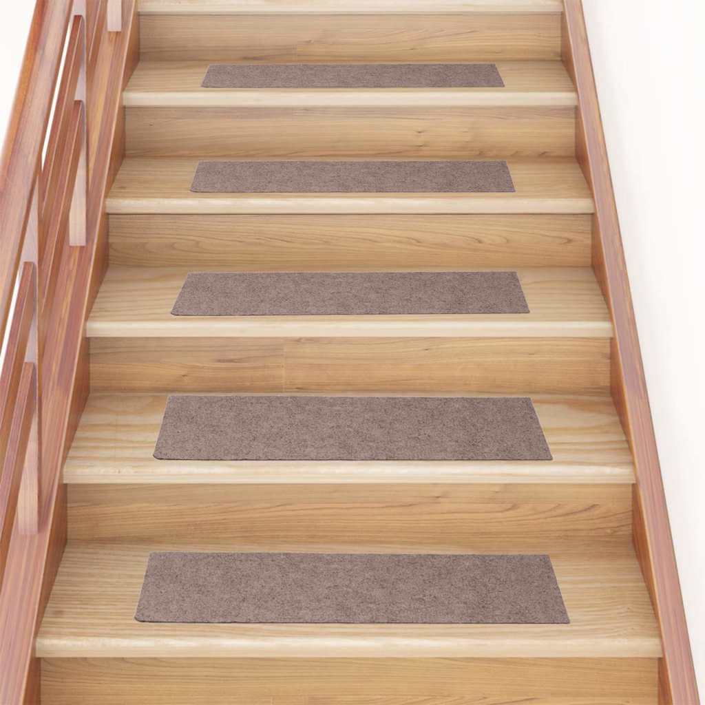 Alfombrillas para escaleras 10 unidades 56x17x3 cm Azul Semicircular