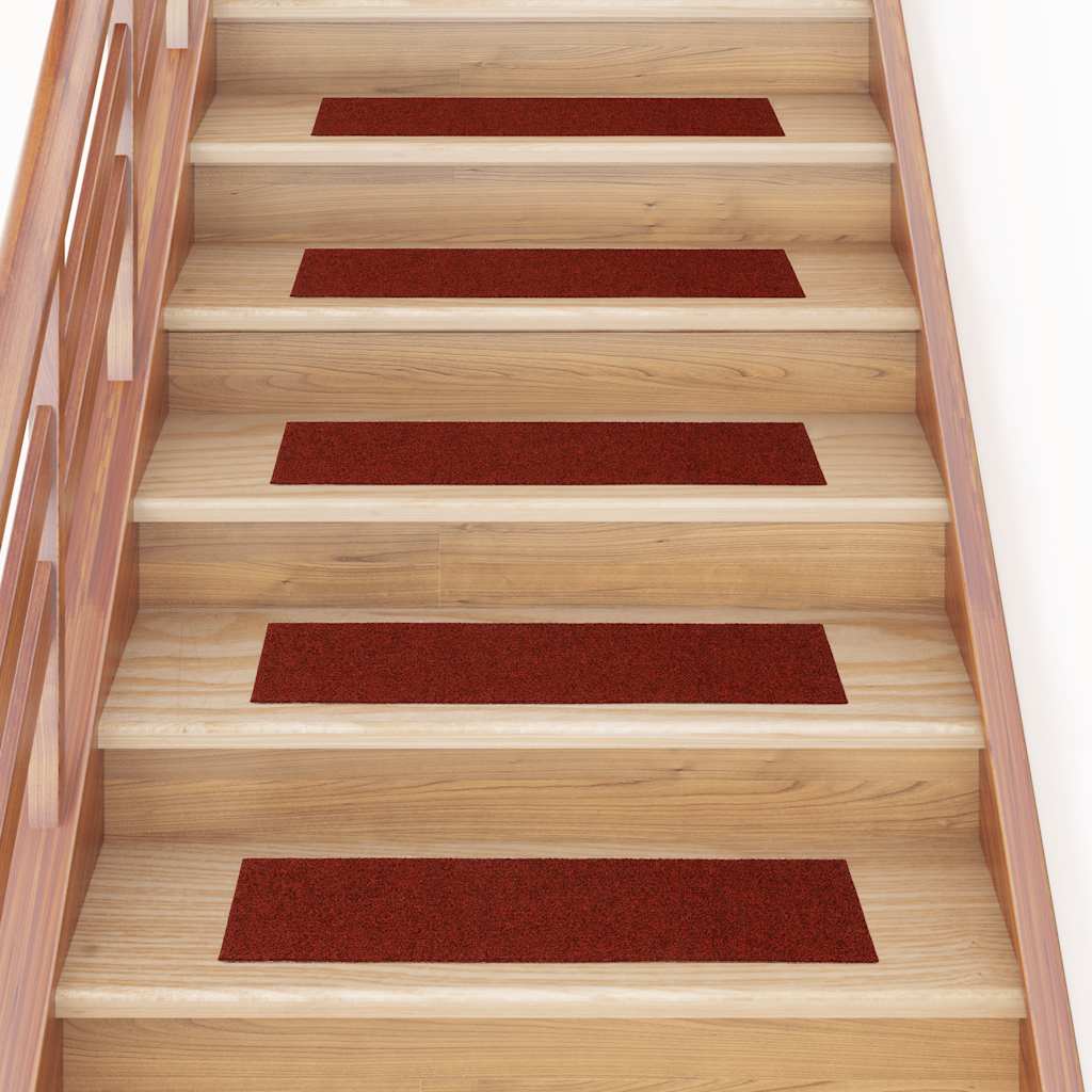 Alfombrillas para escaleras 10 unidades 56x17x3 cm Azul Semicircular