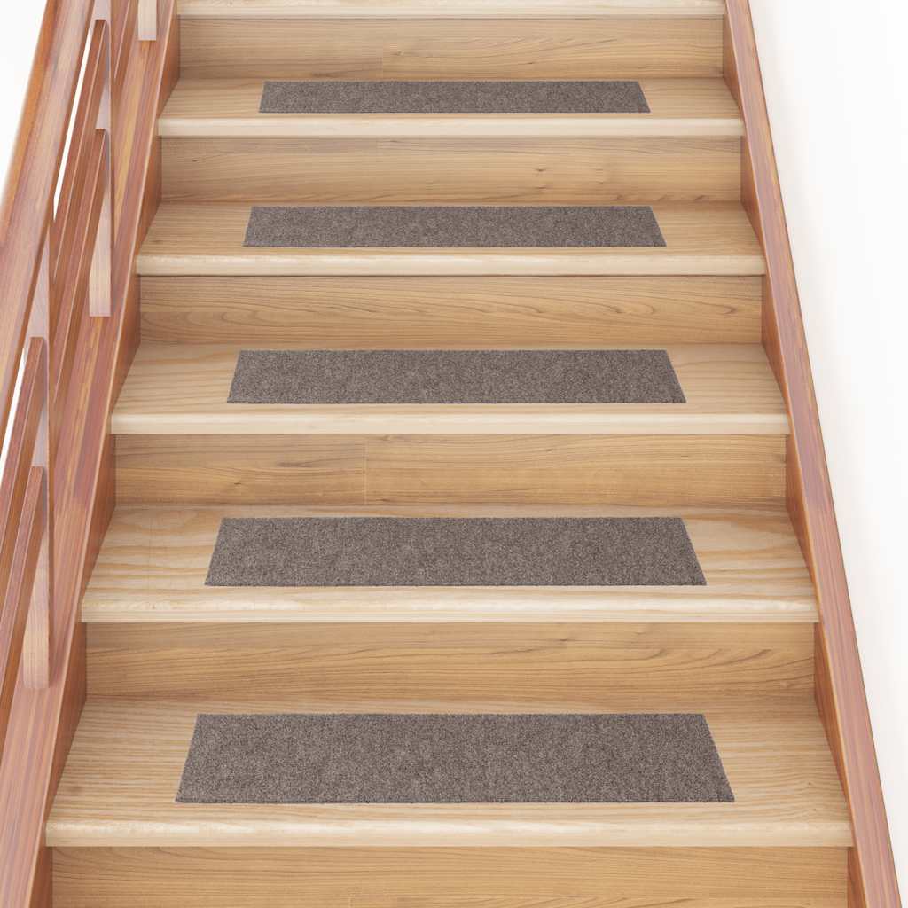 Alfombrillas para escaleras 10 unidades 56x17x3 cm Azul Semicircular