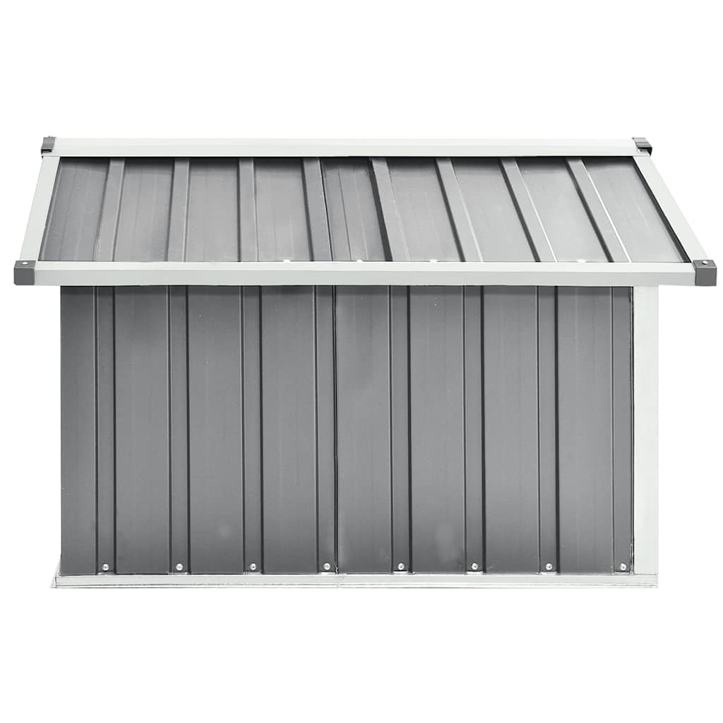 Cobertizo para cortacésped acero galvanizado gris 92x97x63 cm