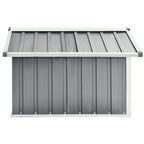 Cobertizo para cortacésped acero galvanizado gris 92x97x63 cm