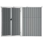 Cobertizo herramientas jardín acero galvanizado 225x89x161