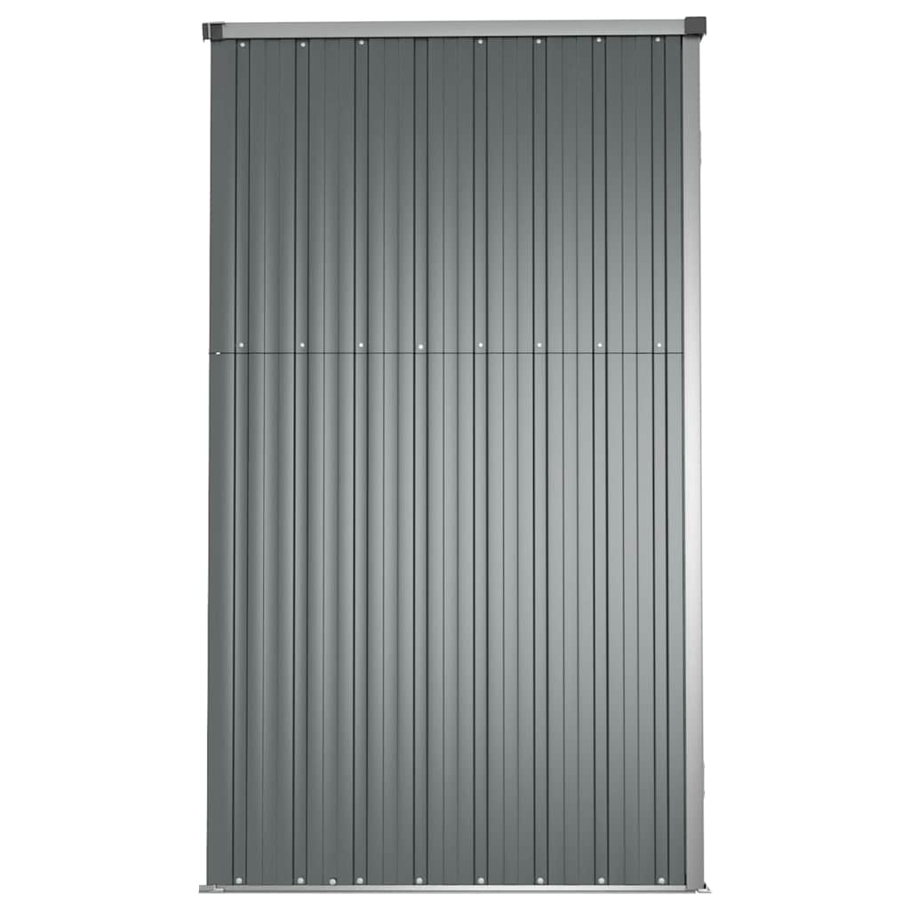 Cobertizo herramientas jardín acero galvanizado 225x89x161