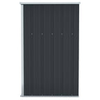 Cobertizo de jardín de pared acero galvanizado 118x100x178 cm