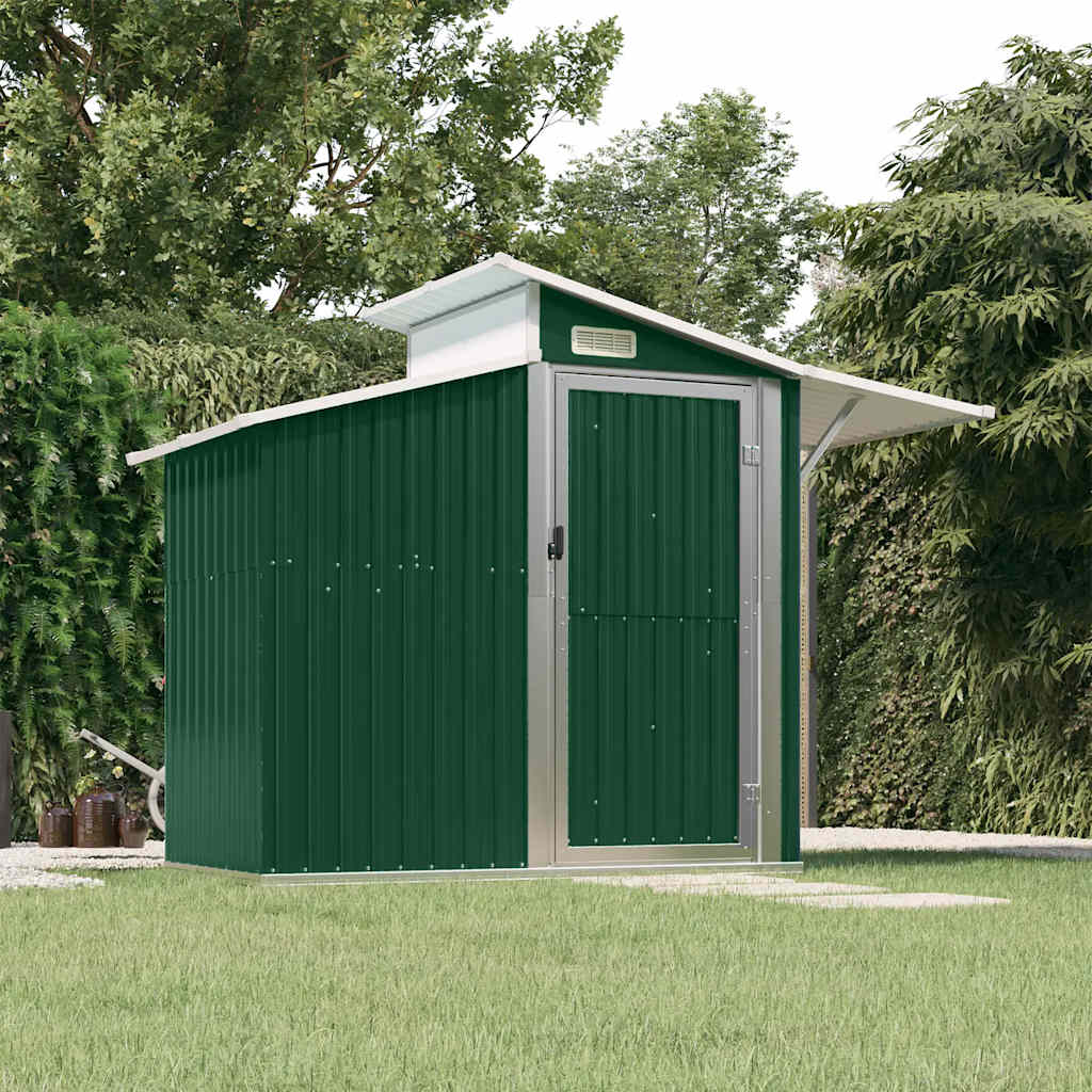 Cobertizo de jardín acero galvanizado antracita 270x130x208,5cm