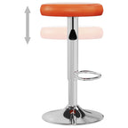 Taburete de bar 2 pcs 31 x 31 x 87 cm Cuero sintético Giratorio