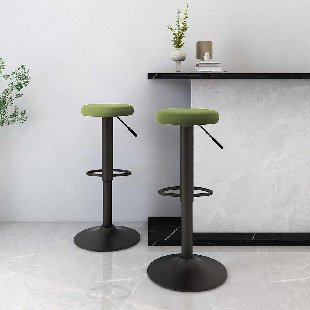 Taburetes de bar 2 unidades gris taupe madera curvada y tela