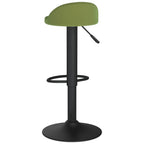 Taburetes de cocina 2 uds terciopelo verde claro