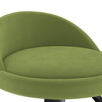 Taburetes de cocina 2 uds terciopelo verde claro