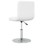Taburete de cocina cuero sintético blanco