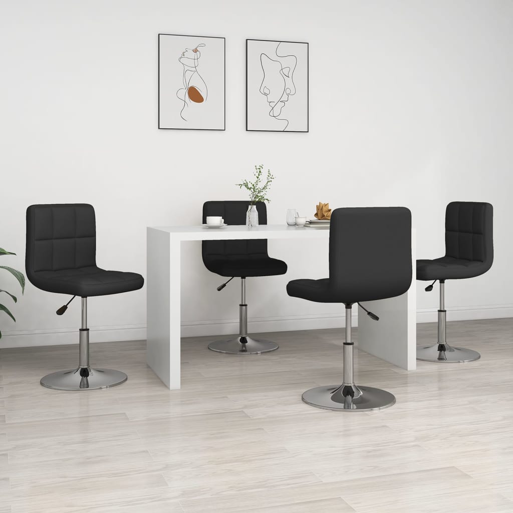 Cadeiras de sala de jantar 2 unidades couro sintético branco