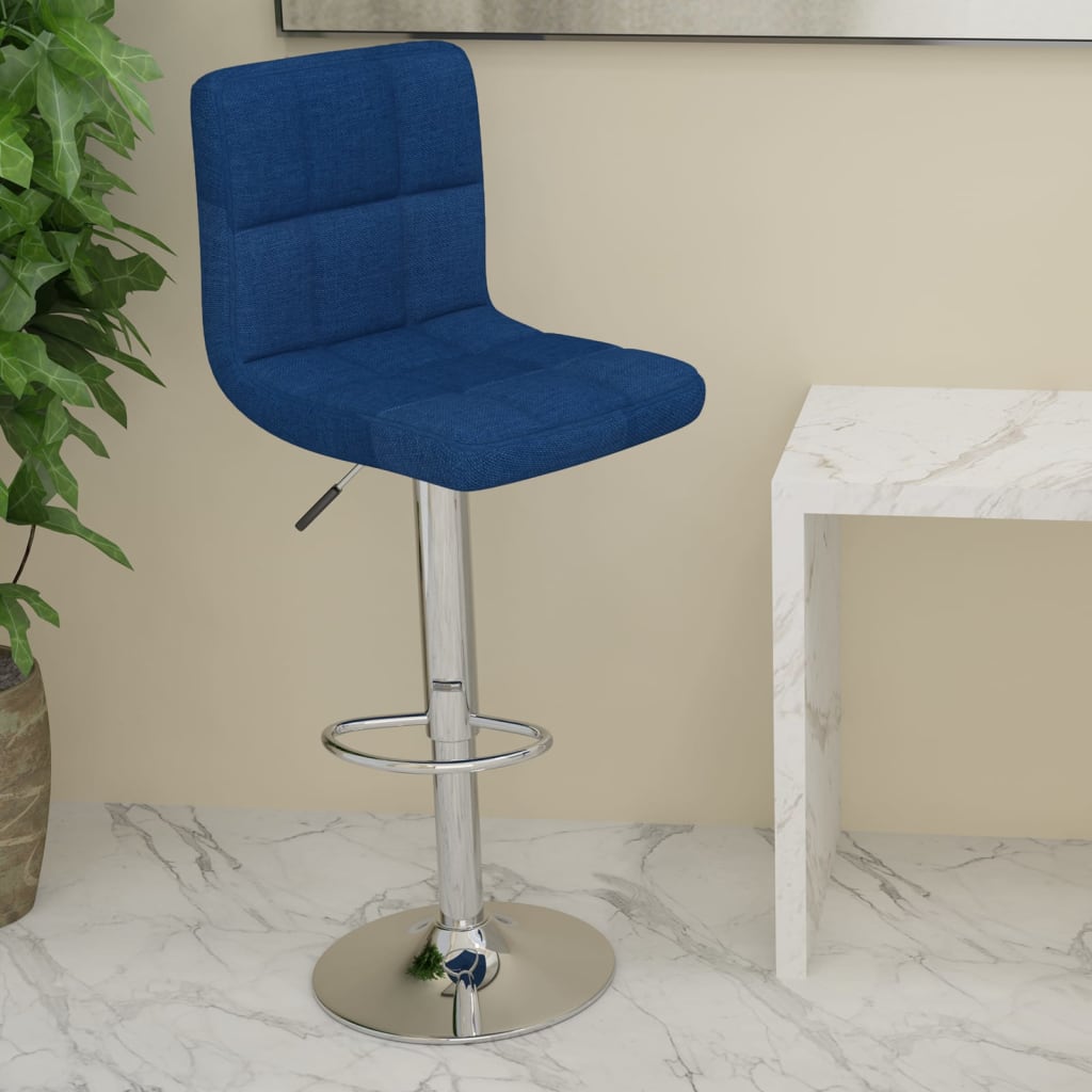 Taburete de cocina cuero sintético blanco