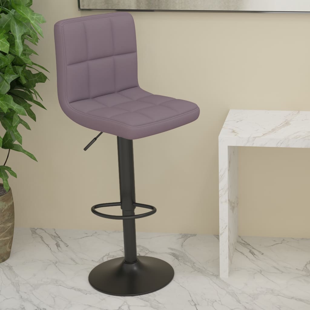 Taburete de cocina cuero sintético blanco