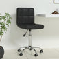 Silla de oficina giratoria de cuero sintético blanco
