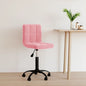 Silla de oficina giratoria de cuero sintético blanco