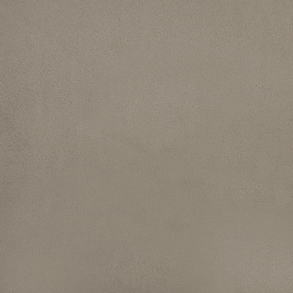Sillas de comedor giratorias 2 uds de terciopelo gris claro