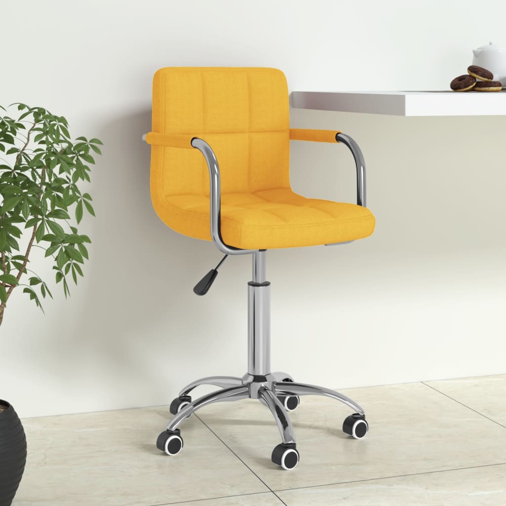 Silla de oficina giratoria de cuero sintético blanco