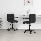 Sillas de comedor giratorias 2 uds de terciopelo gris claro